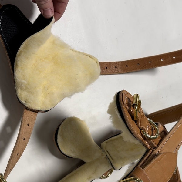 Double Strap Support Harness with Velcro for Interchangeable Padding