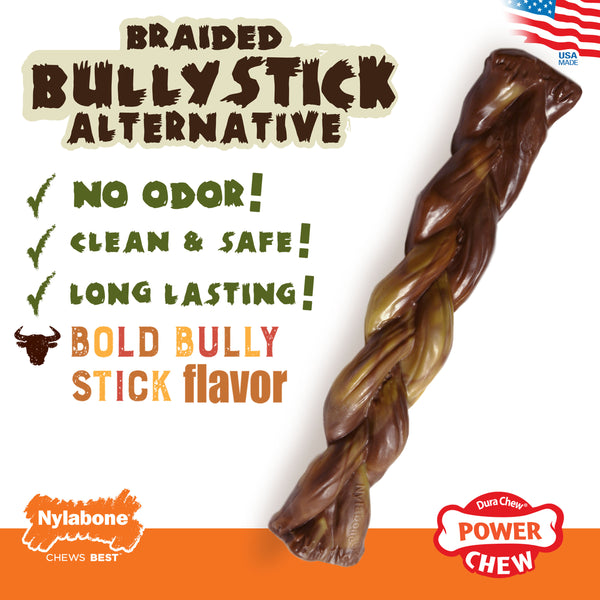 Nylabone Braided Bully Stick Alternative