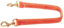 8" Add On handle in Tan.  Steel bent and sewn between two strips of leather.  Snaps on both ends of the squared off U shape handle.  Grip of the handle is approximately 5" wide, and the handle length on each side is 8" including the hardware.  The length of each side coincides with each different handle height.