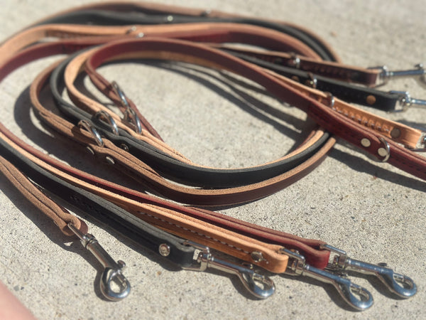 5' Leather Multi-purpose Leash