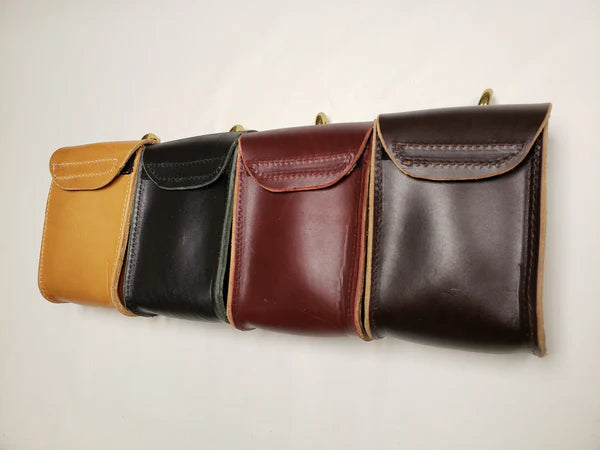 Imperfect Leather Saddle Bags