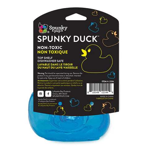Spunky Pup Squeaky Duck
