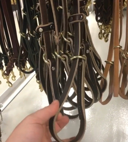 6' Leather Slip Lead