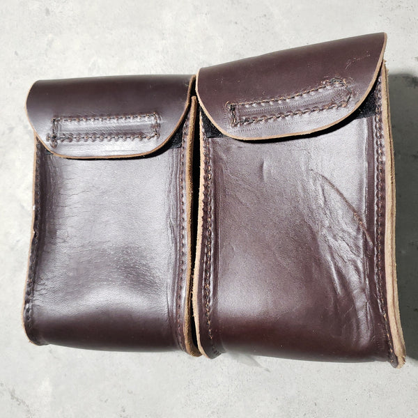 Imperfect Leather Saddle Bags
