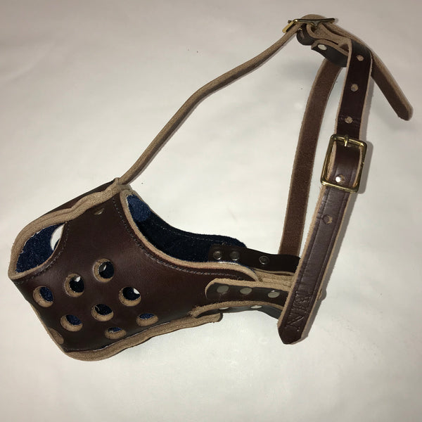 Police K-9 Leather Working Muzzle