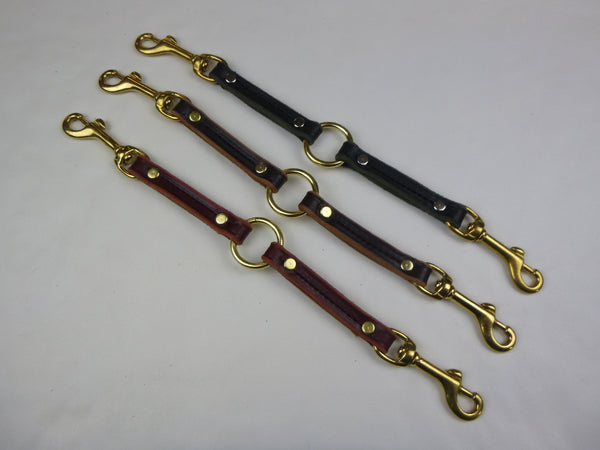1/2" x 12" (Total length) Leather Working brace in black, brown and burgundy.